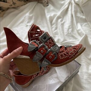 jeffrey campbell wycliff red suede boots